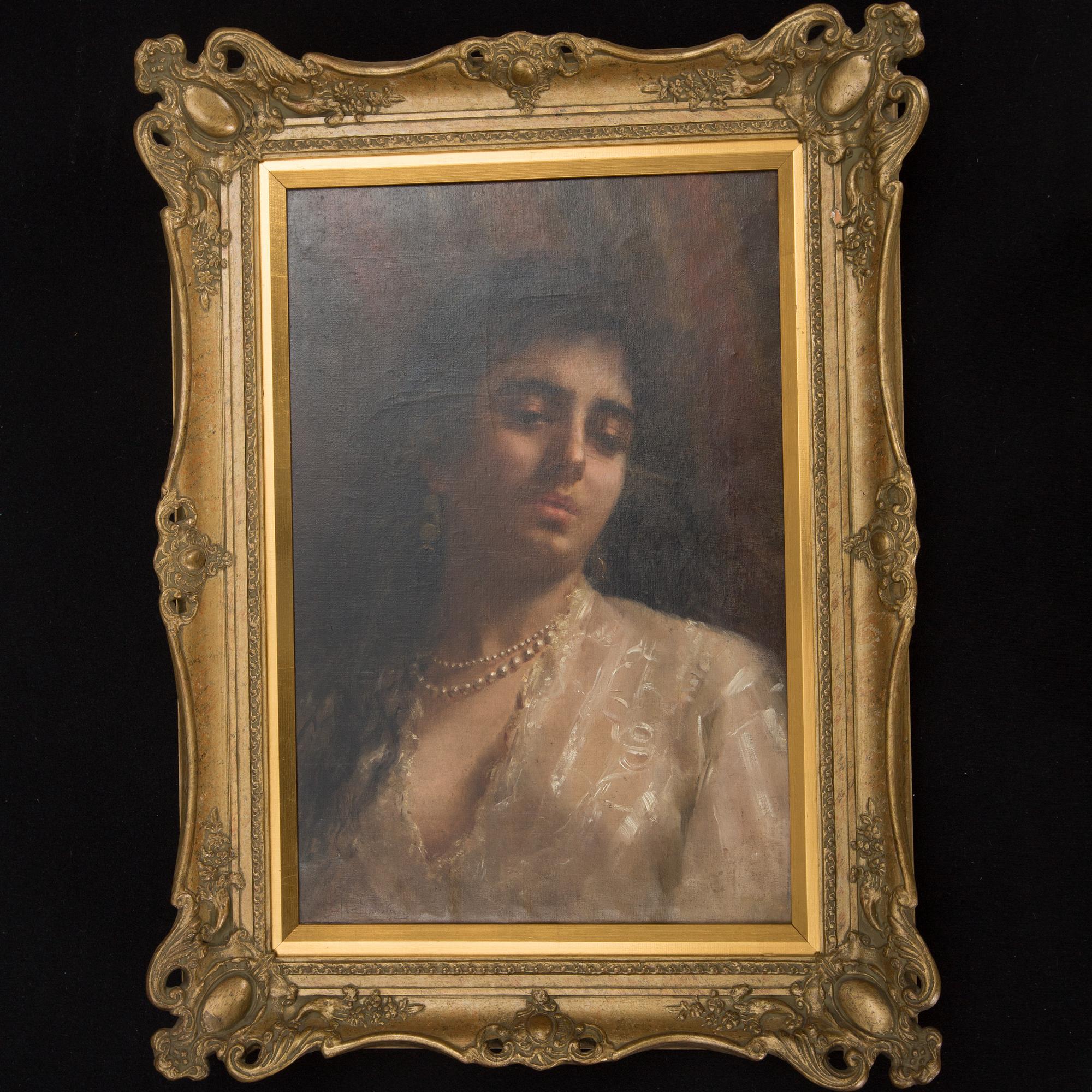 LEOPOLD GALEOTA, tillskriven, olja på duk.