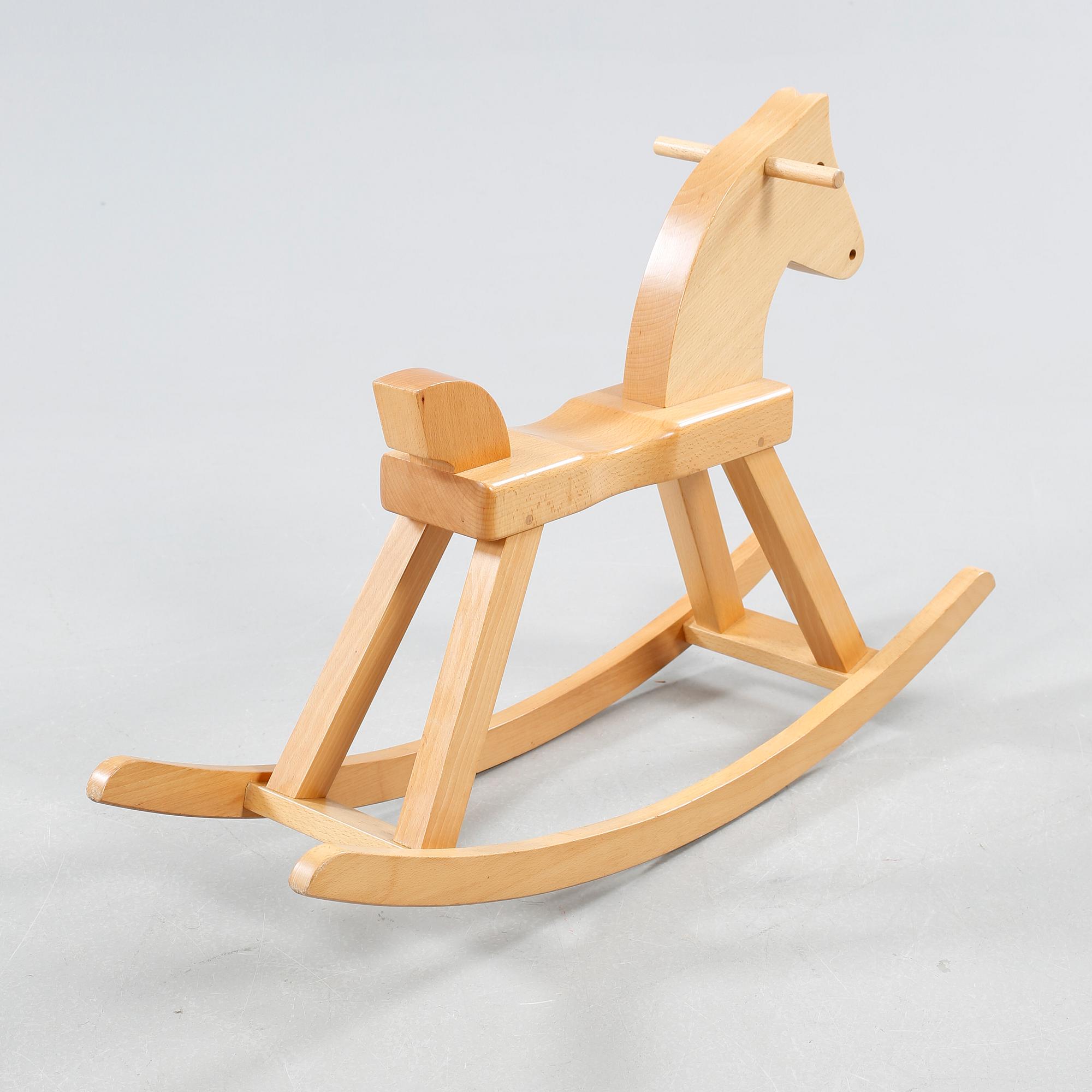 A rocking horse by Kay Bojesen 20rh century. Bukowskis
