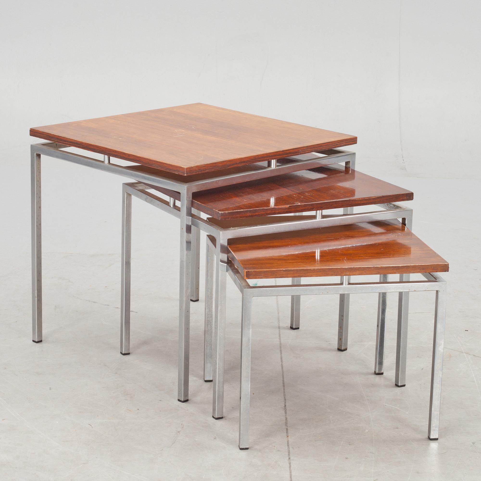 SATSBORD, 1960/70-tal.