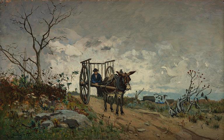 Carl Larsson, "Åsnekärra i Barbizon".