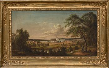 FRANS JOHAN ROSELLI, olja på duk, signerad och daterad 1862.