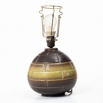 Gertrud Lönegren, bordslampa, Rörstrand.