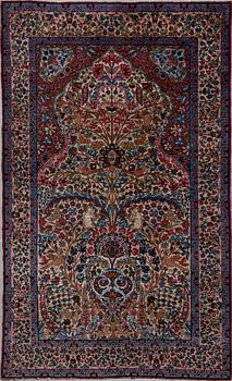 MATTA, semiantik Kirman, figural, ca 220x135 cm.