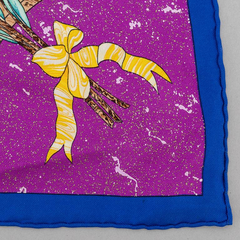 Hermès, a 'Pierres d'Orient et d'Occident' silk scarf.