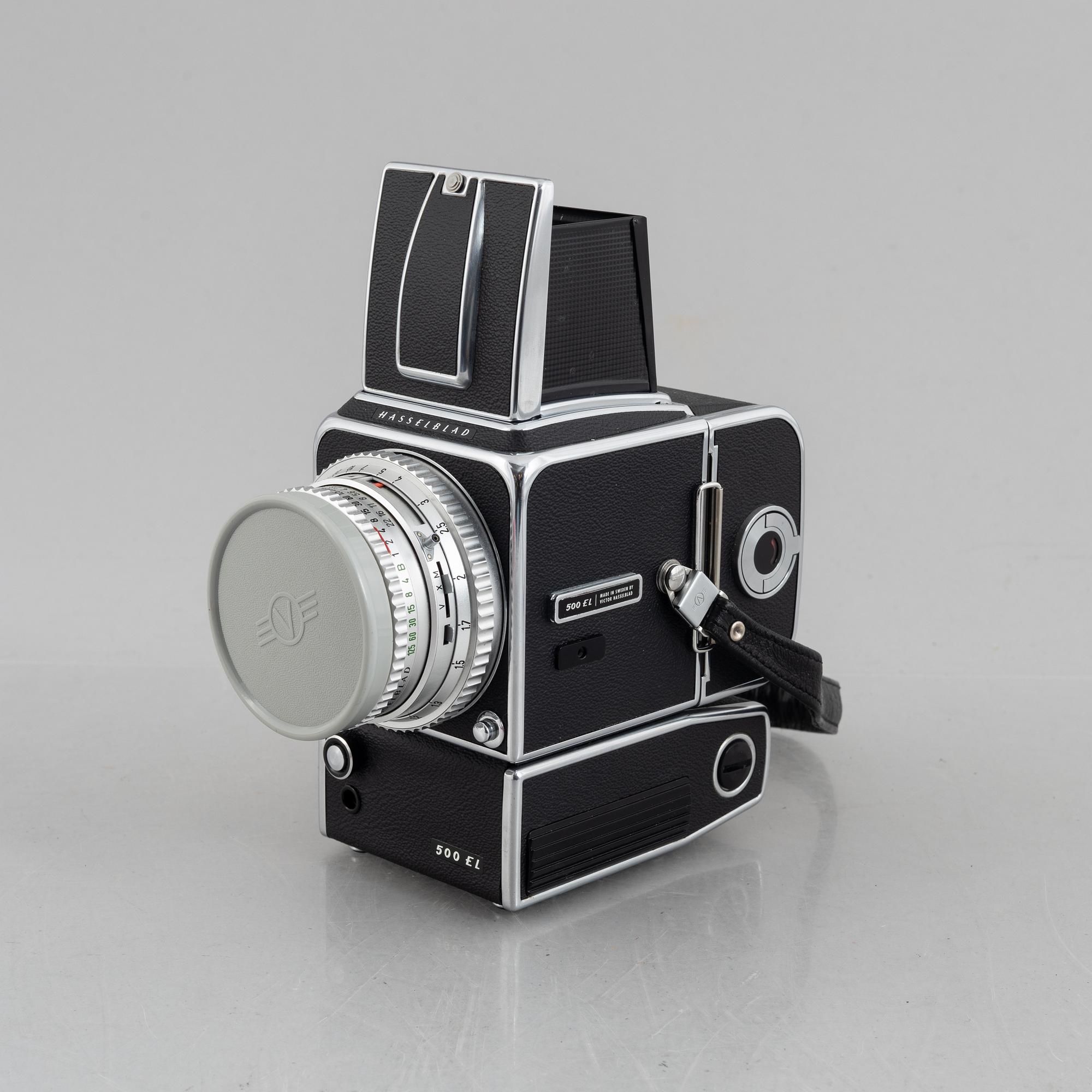 A Hasselblad 500EL camera from Viktor Hasselblad AB, Sweden, 1970's.