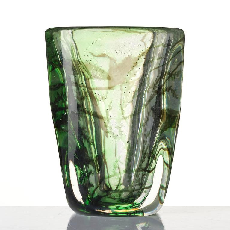 Edward Hald, a graal glass vase, Orrefors 1937, no 96.