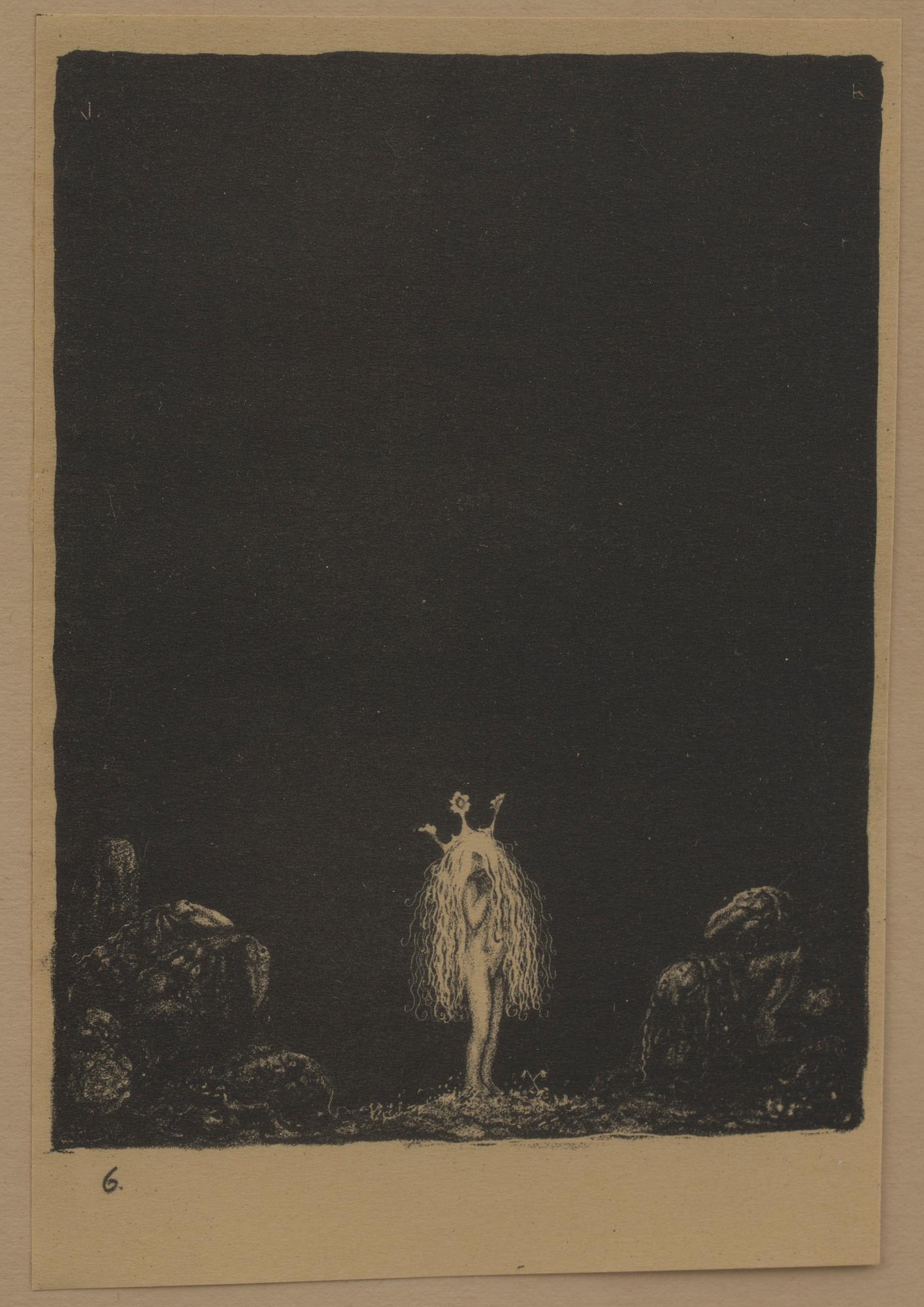 JOHN BAUER, litografi, ej sign.