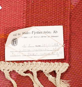 MATTA. "Timmermannen, röd". Rölakan. 226 x 158 cm. Signerad AB MMF V MW.