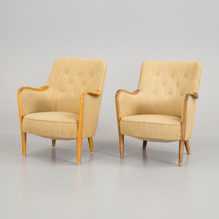 A pair of second half of the 20th century, possibly designed by Carl Malmsten.