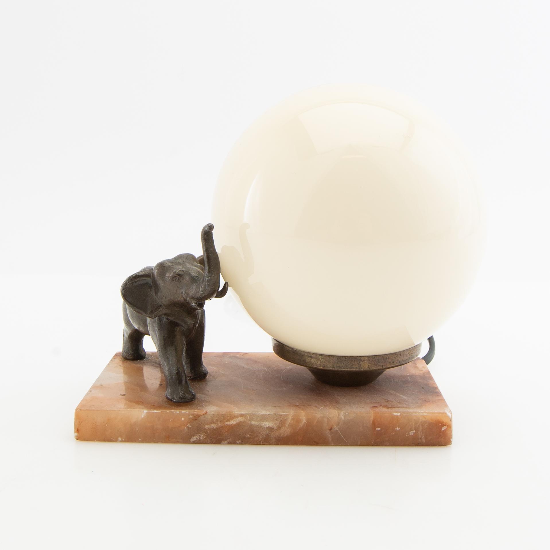 Table lamp, 20th century.