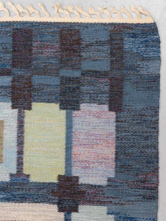 Judith Johansson, a carpet, "Spise Hall", flat weave, 275 x 224 cm. Signed JJ.