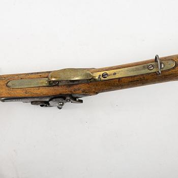 Flintlock rifle, converted to percussion lock, Norwegian model m/1774-1841 (?).