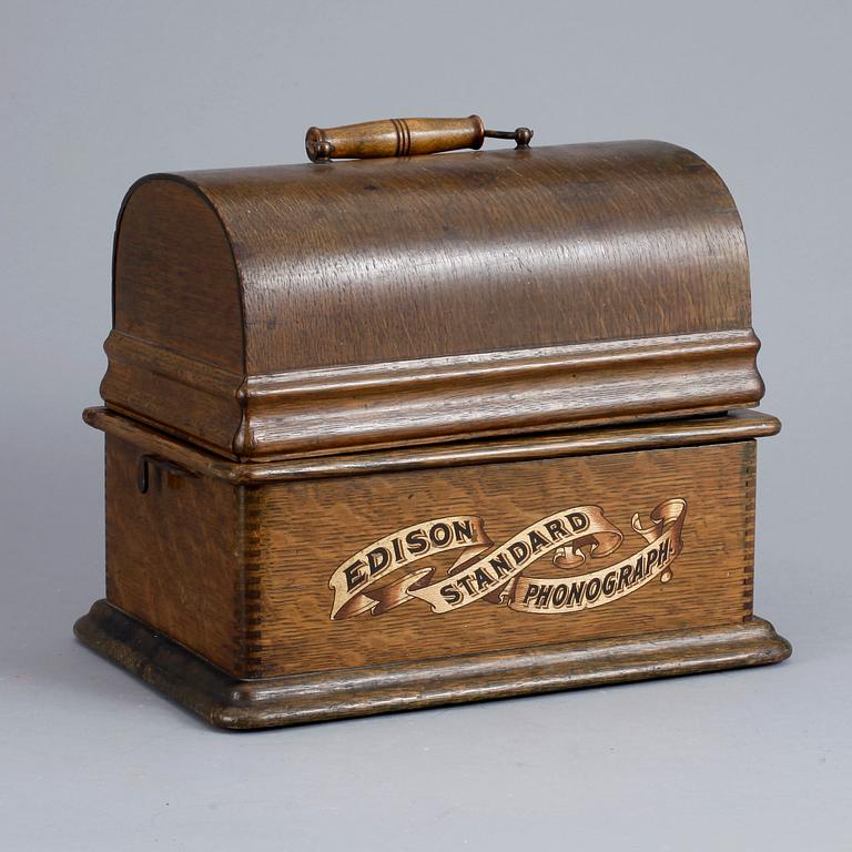 PHONOGRAPH, Edison Standard, sent 1800-tal.
