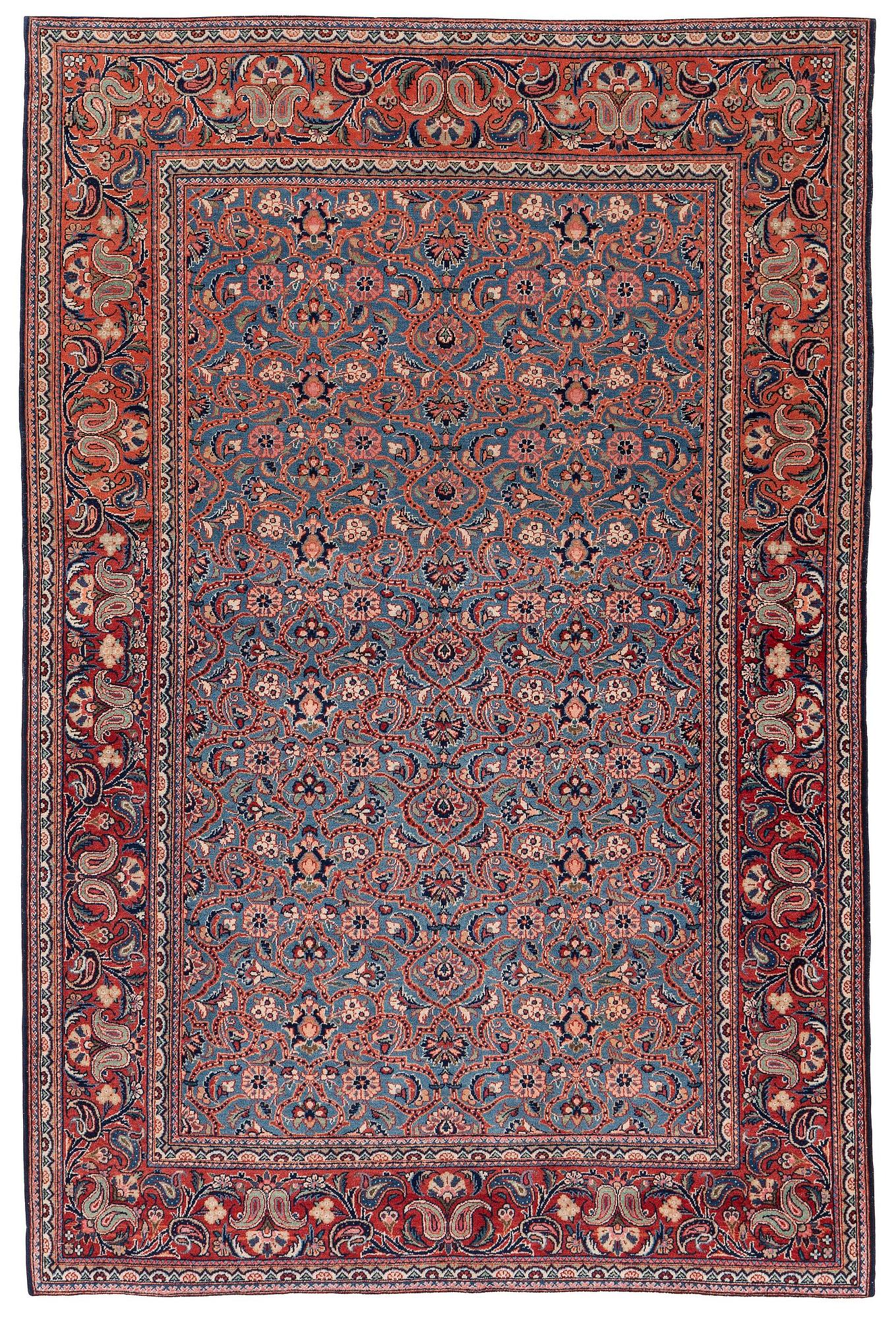 Matta, semiantik, Keshan, ca 197,5 x 132 cm.