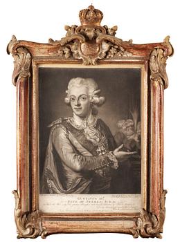 566. Carl Fredrik von Breda Efter, "Konung Gustaf III" (1746-1792).