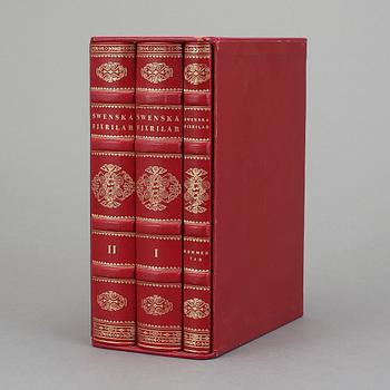 BOKBAND, Wilhelm von Wright, Swenska fjärilar 1-3. Rene Coeckelberghs Editioner, 1989.