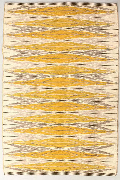 Ingrid Dessau, matta, slätväv, dubbelsidig, "Sylarna", Kasthall, ca 191x140 cm.