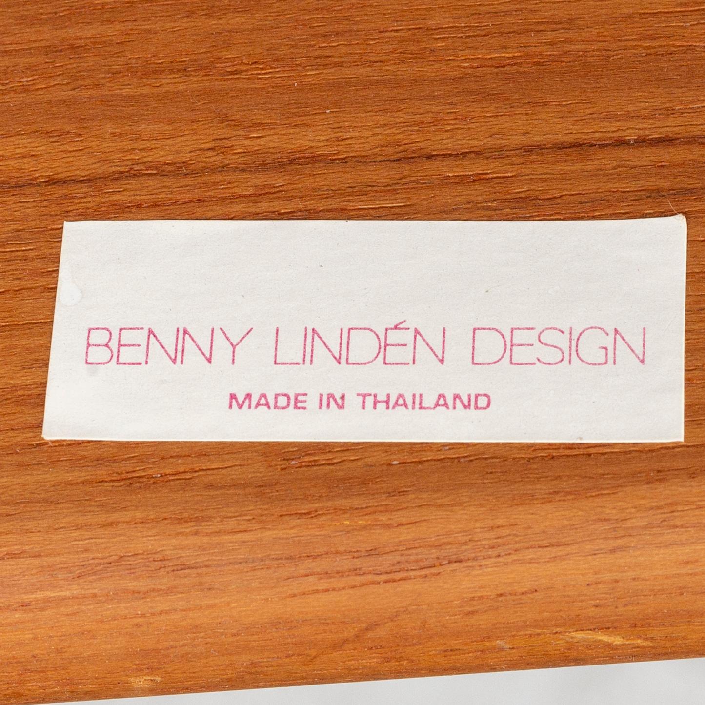 A set of six late 20th Century chairs, Benny Lindén Design.