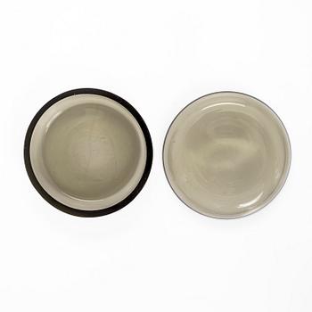 Kaj Franck, a set of six early 1950s schnapps glasses for Nuutajärvi.