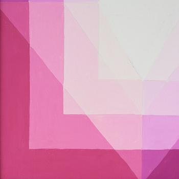 Laila Prytz, olja på pannå, signerad a tergo.