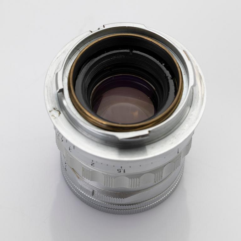 Camera, Leica M3 with lens, manufactured in 1957.
