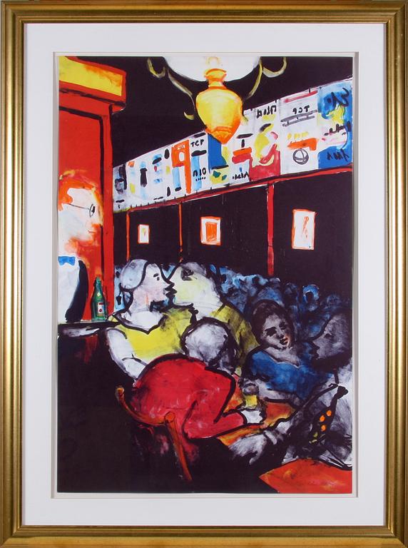 PETER DAHL, färglitografi, sign.