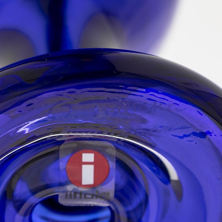 Oiva Toikka, glasfågel, "Rooster", signerad O. Toikka Nuutajärvi 25 v.