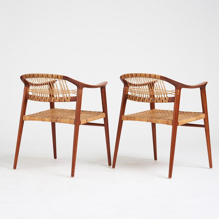 Rolf Rastad, & Adolf Relling, fåtöljer, ett par, "Bambi", Norge 1950-60-tal.