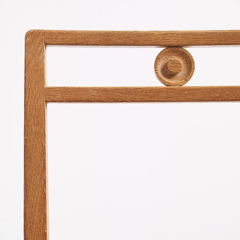 Axel Einar Hjorth, a pair of oak "Dagmar" chairs, Nordiska Kompaniet, Sweden, 1937.