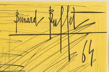 BERNARD BUFFET, serigraphy, signed and dated -64.
