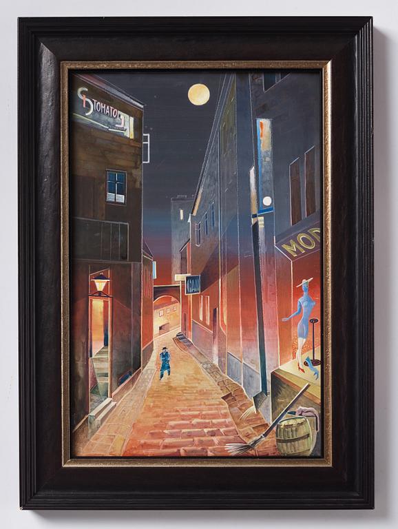 Gösta Adrian-Nilsson, "I gamla stan" (In Old Town).