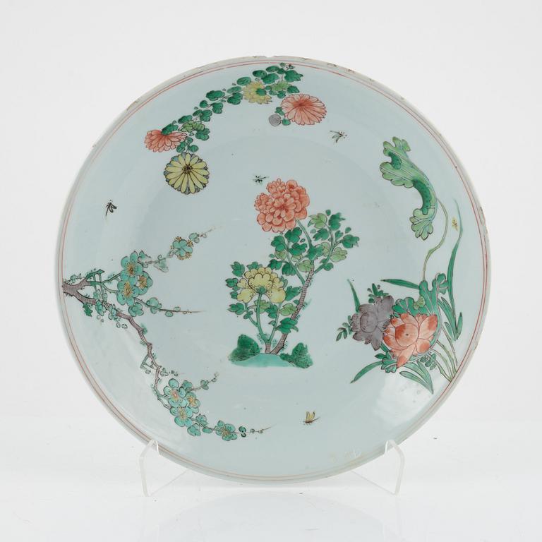 Fat, porslin.Qingdynastin, Kangxi (1662-1722).