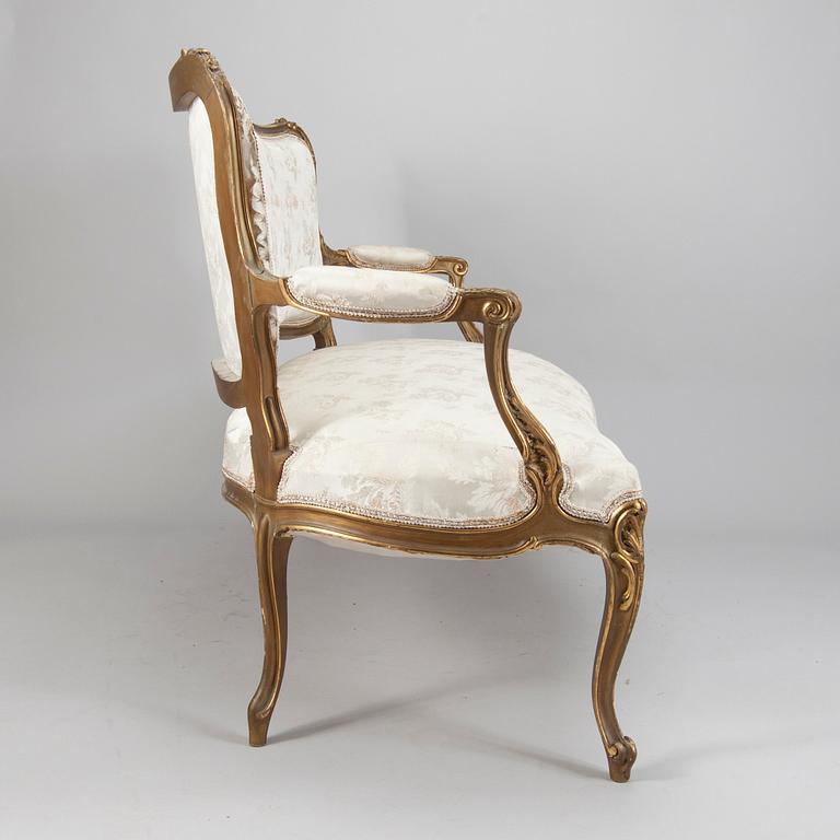 SOFFA, rokokostil, sekelskiftet 1800/1900.