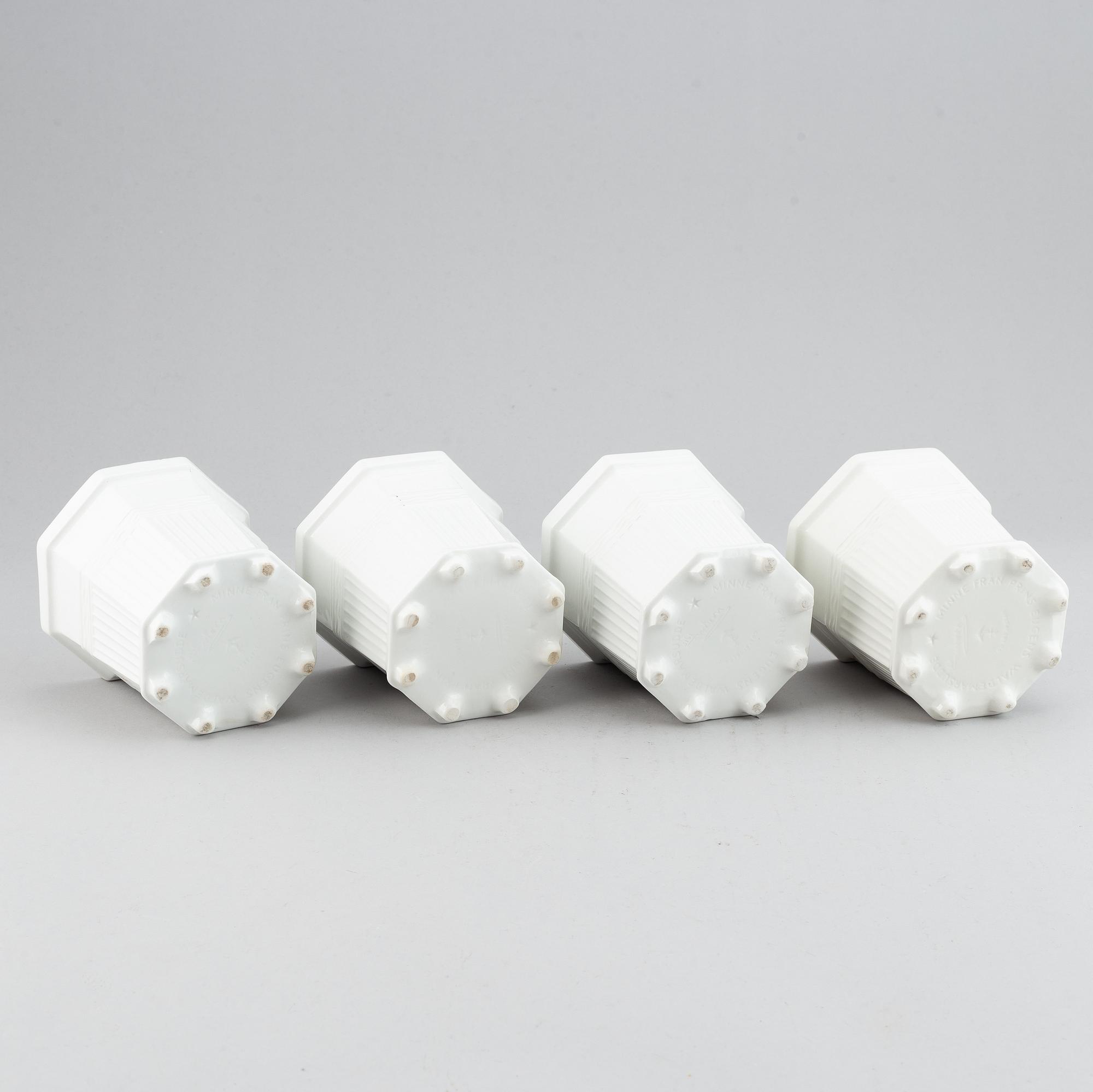 Prins Eugen, ytterfoder 12 stycken. "Waldemarsudde-kruka", Gustavsberg.