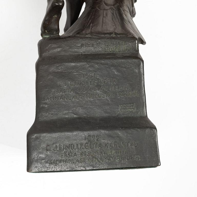 Alfred Ohlson, Athlete with Eagle.