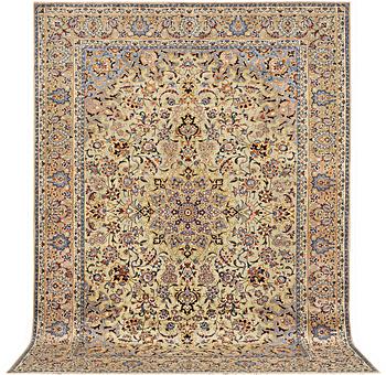 A carpet, Najafabad, c. 384 x 274 cm.