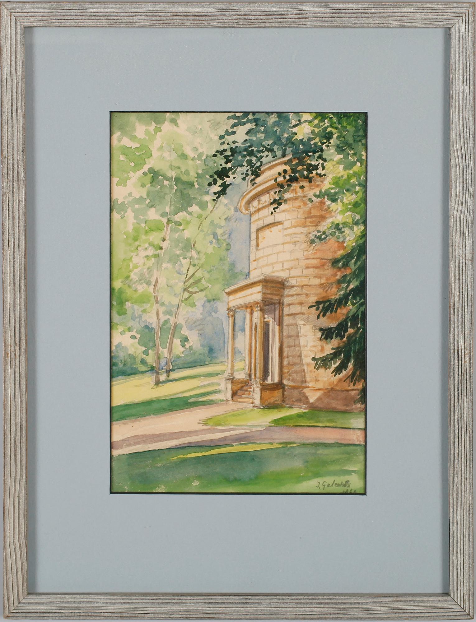 OKÄND KONSTNÄR, 7 st, akvareller, sign J Galewski och dat 1961.