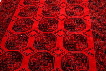 An Afghan rug, old, ca 280 x 210 cm.