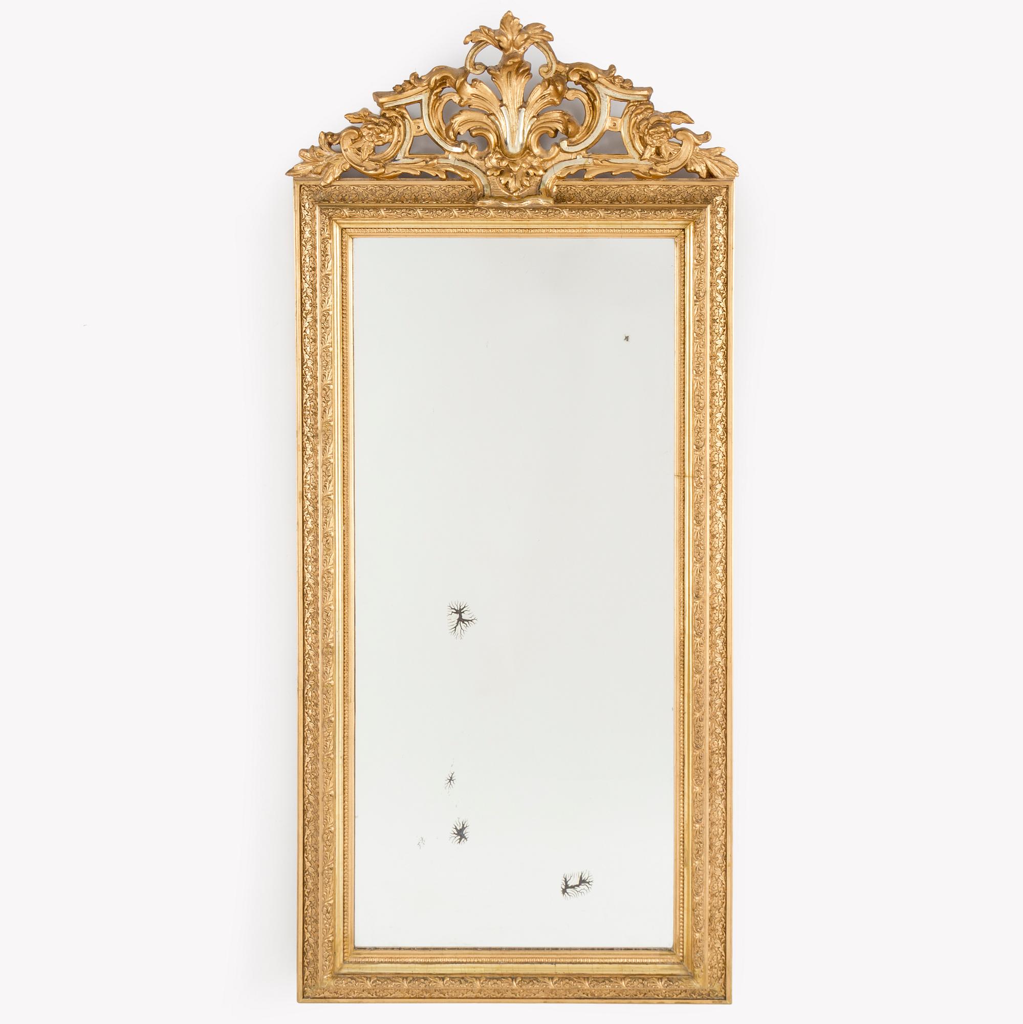 A late 19th century mirror.
