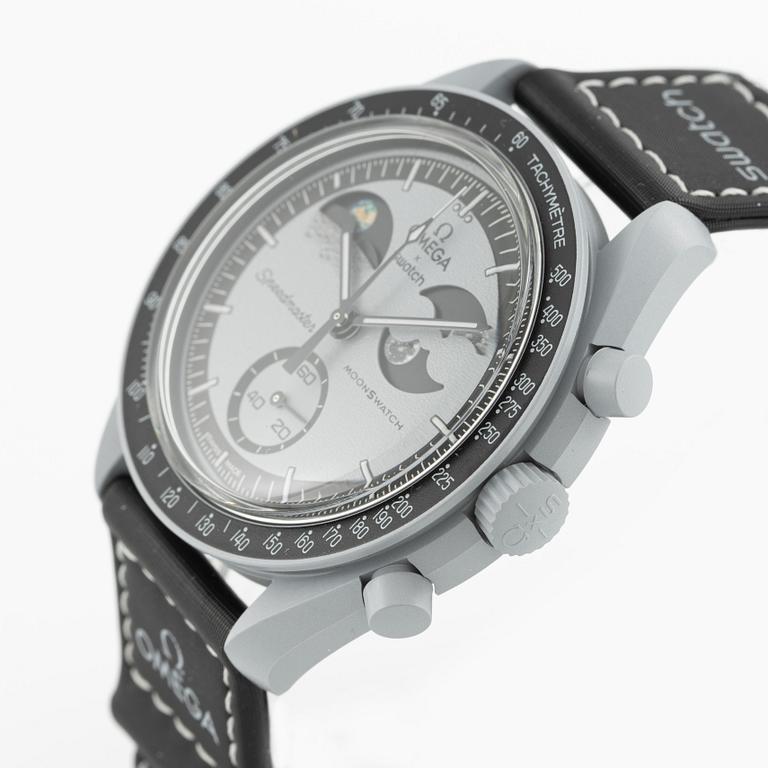 Omega/Swatch, MoonSwatch, "No Reserve", collection of 14 pcs, chronograph, wristwatches, 42 mm.