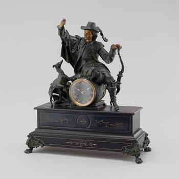 A Breveté table lamp, probably from the 19th century.