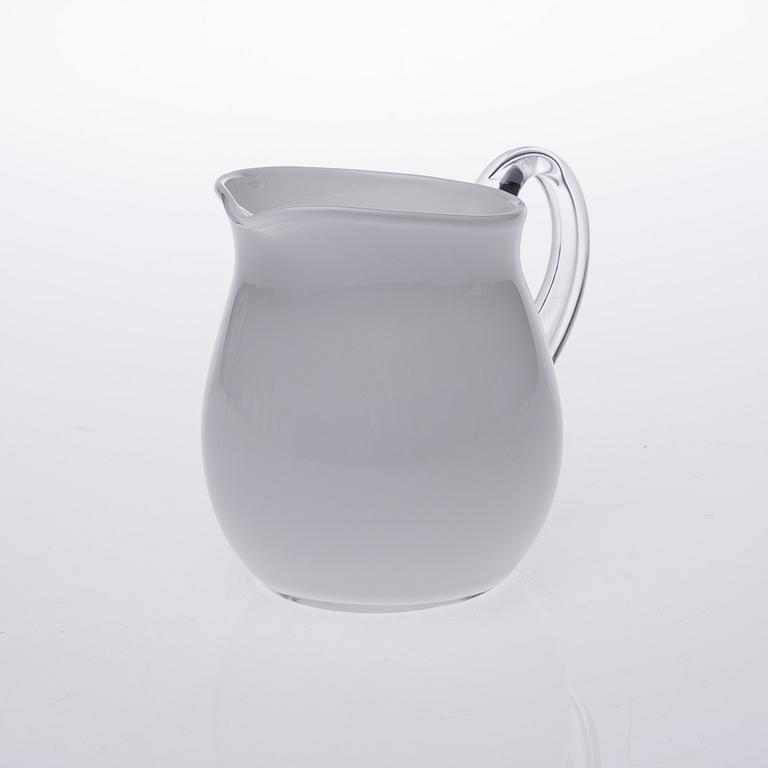 KANNA samt DRICKSGLAS, 6 st, Maire Gullichsen, Iittala. Formgivna 1950-tal.