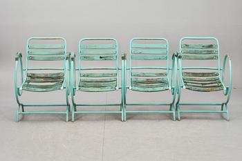 TRÄDGÅRDSSTOLAR, 4 st, 1900-tal.