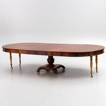 A mahogny dining table, 1860's.