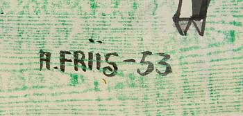 ALLAN FRIIS, blandteknik, sign o dat -53.