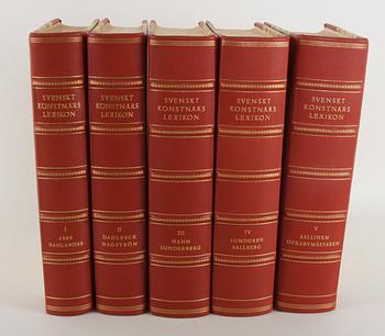 BÖCKER, "Svenskt konstnärslexikon", 5 vol.