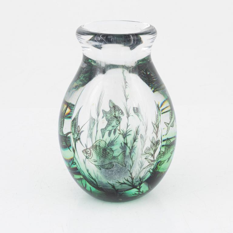 Edward Hald, vas, fiskgraal, Orrefors.
