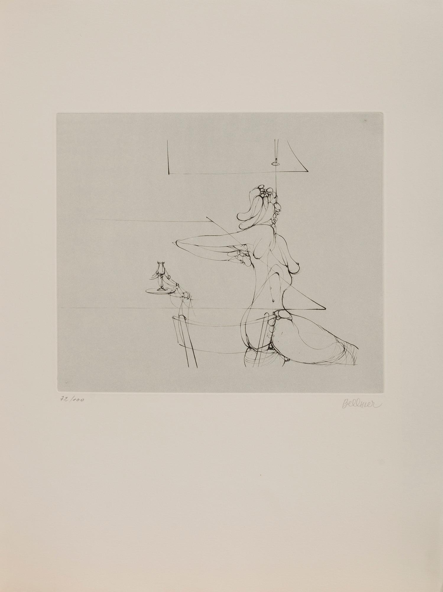 HANS BELLMER, "Les anagrammes du corps". 10 etchings, 1973, each signed in pencil and numbered 72/100.