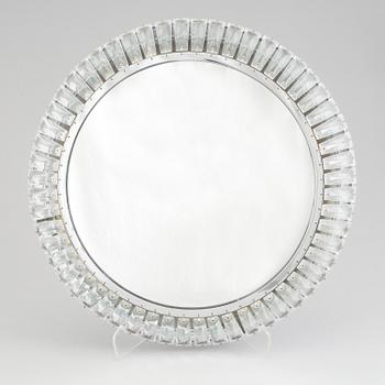 TAKLAMPA med spegel, 1900-talets andra hälft. Höjd ca 10 cm.