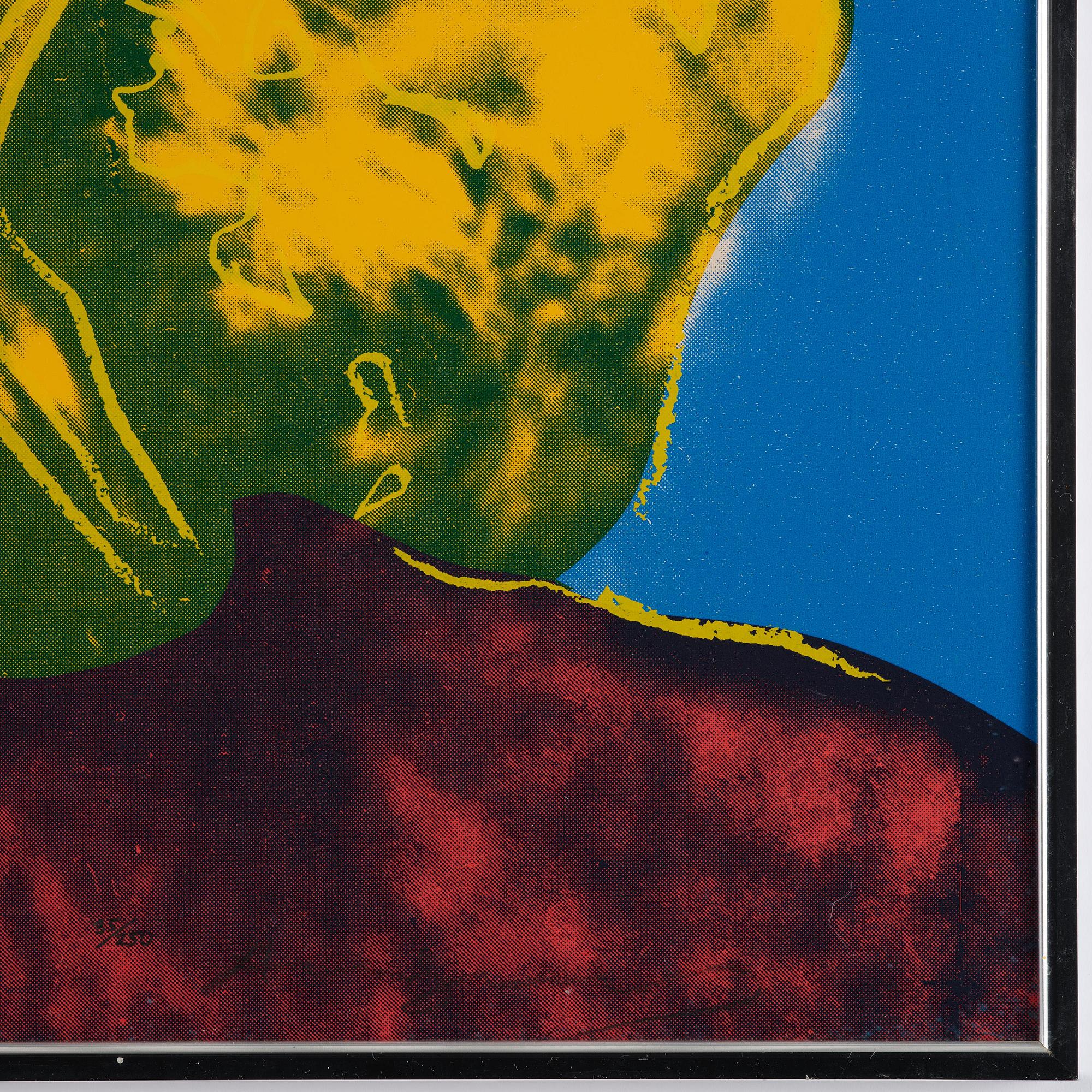 Andy Warhol, "With Hat", from: "Ingrid Bergman".